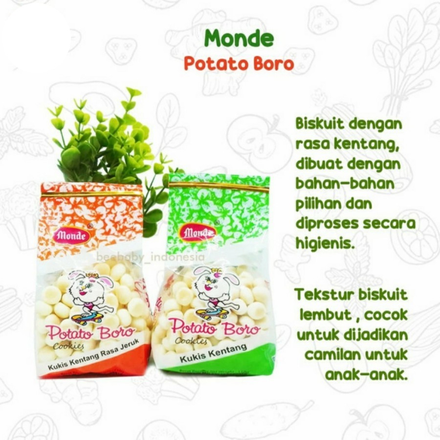 Monde Potato Boro Snack Bayi - Camilan Bayi Mpasi Bayi 110g