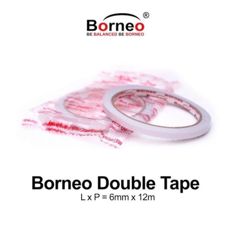 DOUBLE TAPE KECIL BORNEO MURAH DOBEL TIP DOBEL TAPE
