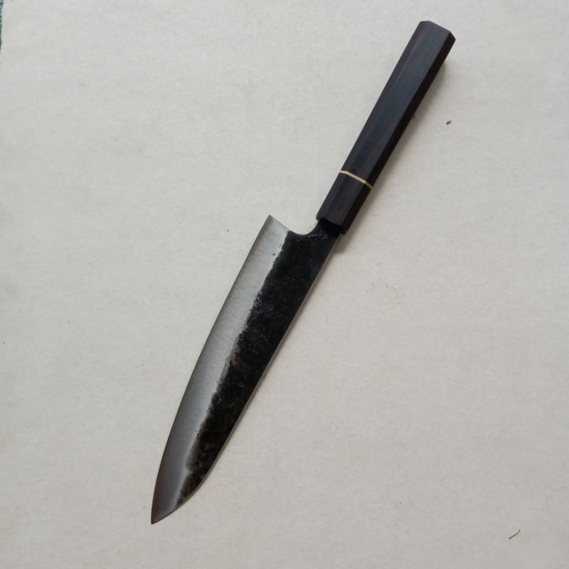 Pisau Jepang model Gyuto Lis kuningan