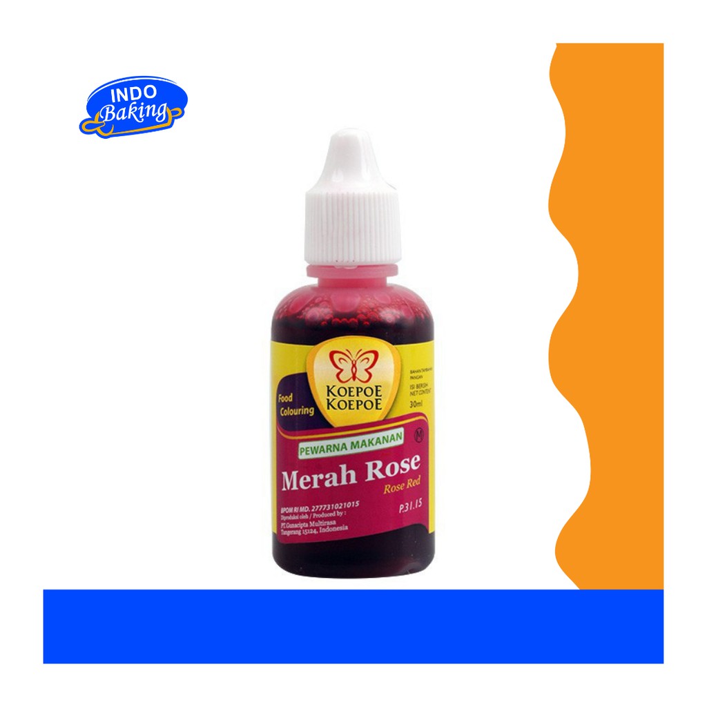 

Koepoe koepoe Pewarna Merah Rose 30 ML