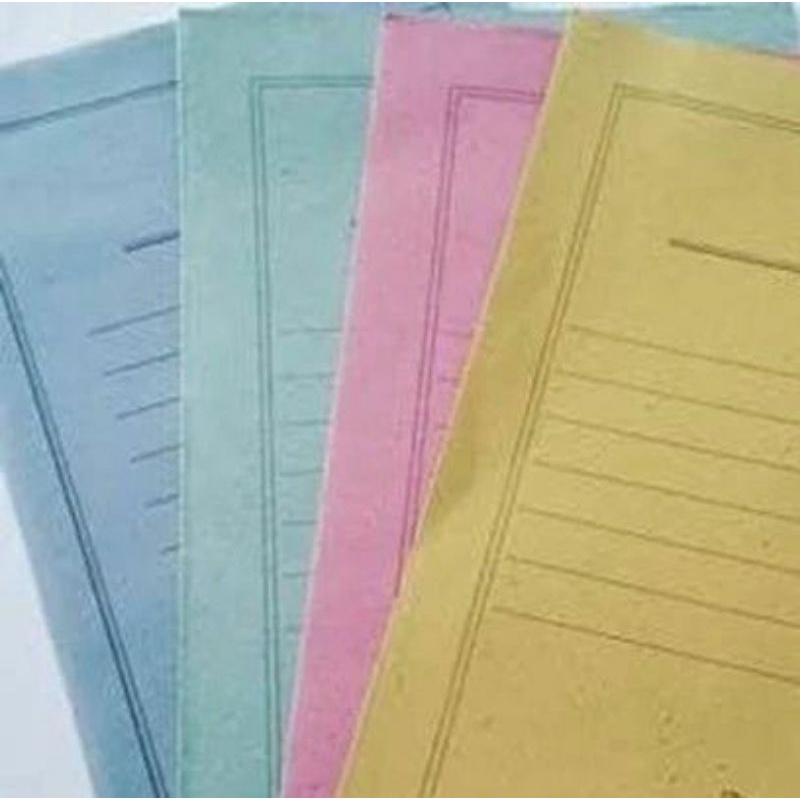 

50 PCS MAP KERTAS WARNA