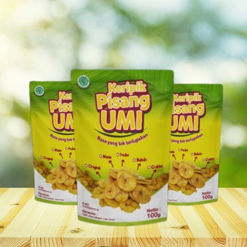 

Keripik Pisang 100gr Umi Keripik Manis, Pedas, Original, Balado, Cokelat Keripik pisang tanduk