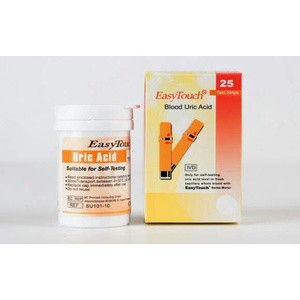 Strip Uric Acid/strip asam urat Easy Touch/refill ua easytouch / strip asamurat et 25pcs perbox