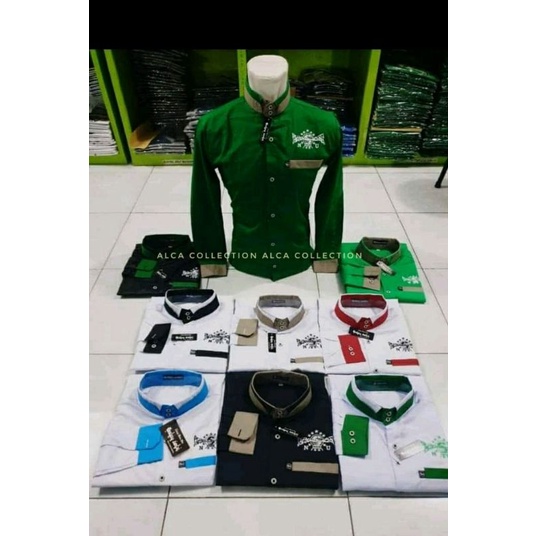 KEMKO NU DOUBLE KERAH | KEMEJA NU DOUBLE KERAH / KOKO NU DOUBLE KERAH / BAJU NU / KEMEJA NU PUTIH