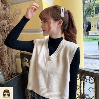 sleeveless vest sweater