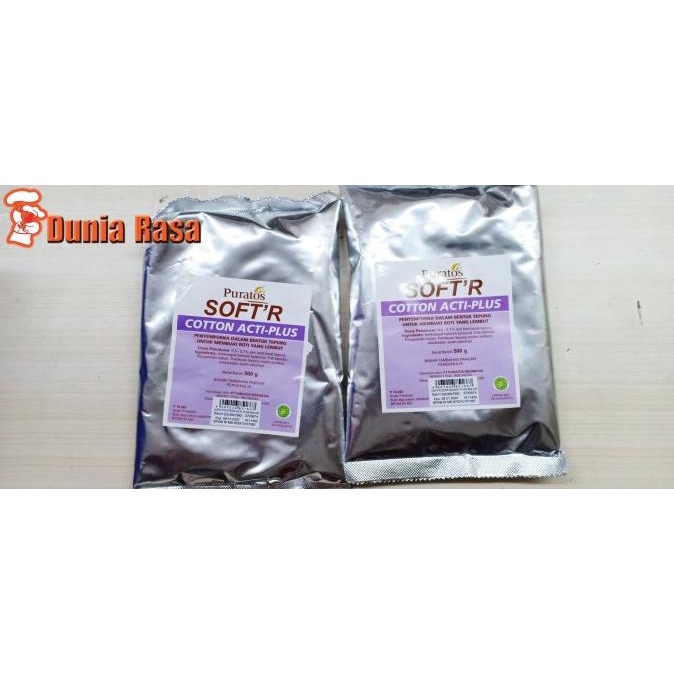 

[[COD]] Puratos Soft'r Cotton Acti-Plus 500g (Bread Improver - Pelembut Roti) TERUJI Kode 1439