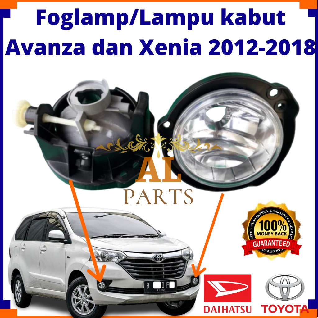 Foglamp Avanza Foglamp Xenia Lampu Kabut avanzaLampu Kabut Xenia Tahun 2012 - 2018 Original