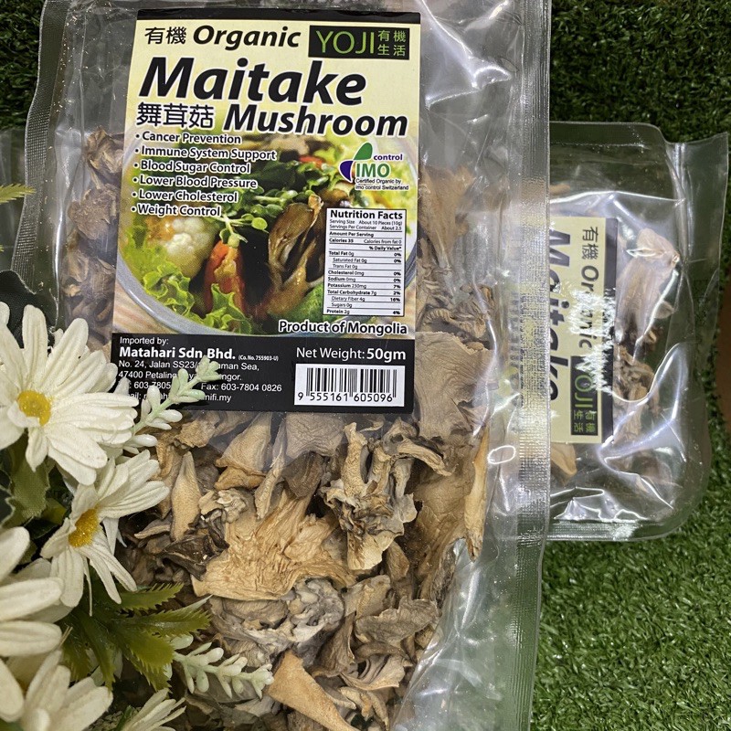 Organic Maitake Mushroom 50gr Jamur Maitake Organik