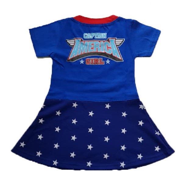 Baju Kostum Anak Perempuan Topeng Superhero Pahlawan Amerika Perempuan