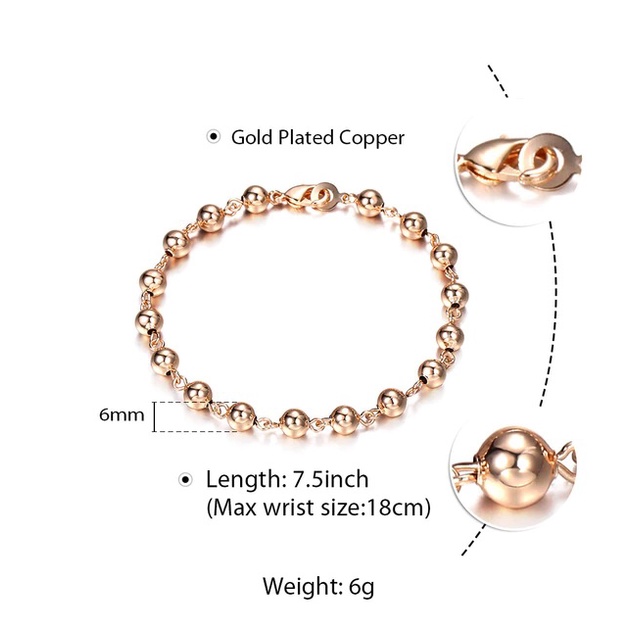 Bolly Bracelet 585 -Copper, 14k gold plated fashion Bracelet by Jefney Jo Jewellery