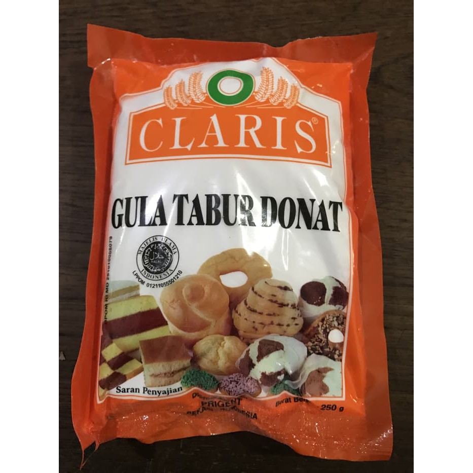 Gula Tabur Donat Claris - Sugar Claris 16x250gr - Gosend Only!!!