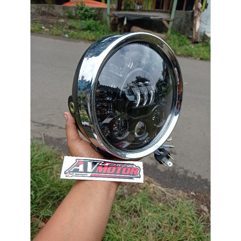 DAYMAKER 7INCH 19LED Set batok lamputiger