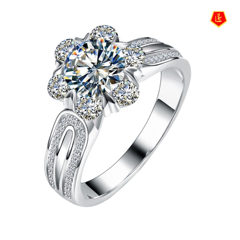 [Ready Stock]Fashion Classic Moissanite Ring