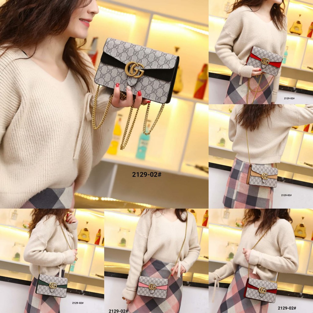 BEST SELLER  Gucci Dionysus GG Mini Handbag + BOX 2129-02 VAL - SELEMPANG WANITA - TAS BATAM -
