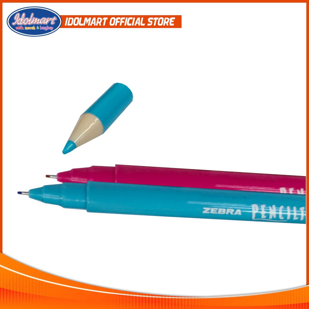 IDOLMART Pen Penciltic Hitam Fineliner /Pulpen Warna/pcs Idolmart Surabaya