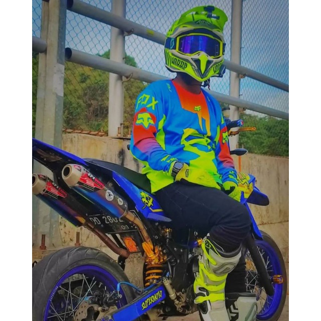 Knalpot Racing Crf 150 l , Klx 150 / D Tracker , Wr 155 r Double Muffler Original Triton Exhaust Typ