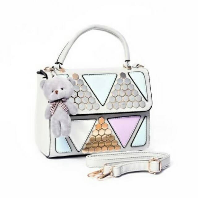TAS IMPORT KOREA BATAM EL 222 PUTIH