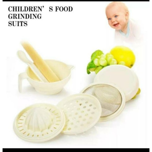 Baby Food Maker Alat Pembuat Makanan MPASI Bayi 7in1Food Making Set Penghalus Makanan Bayi R-52