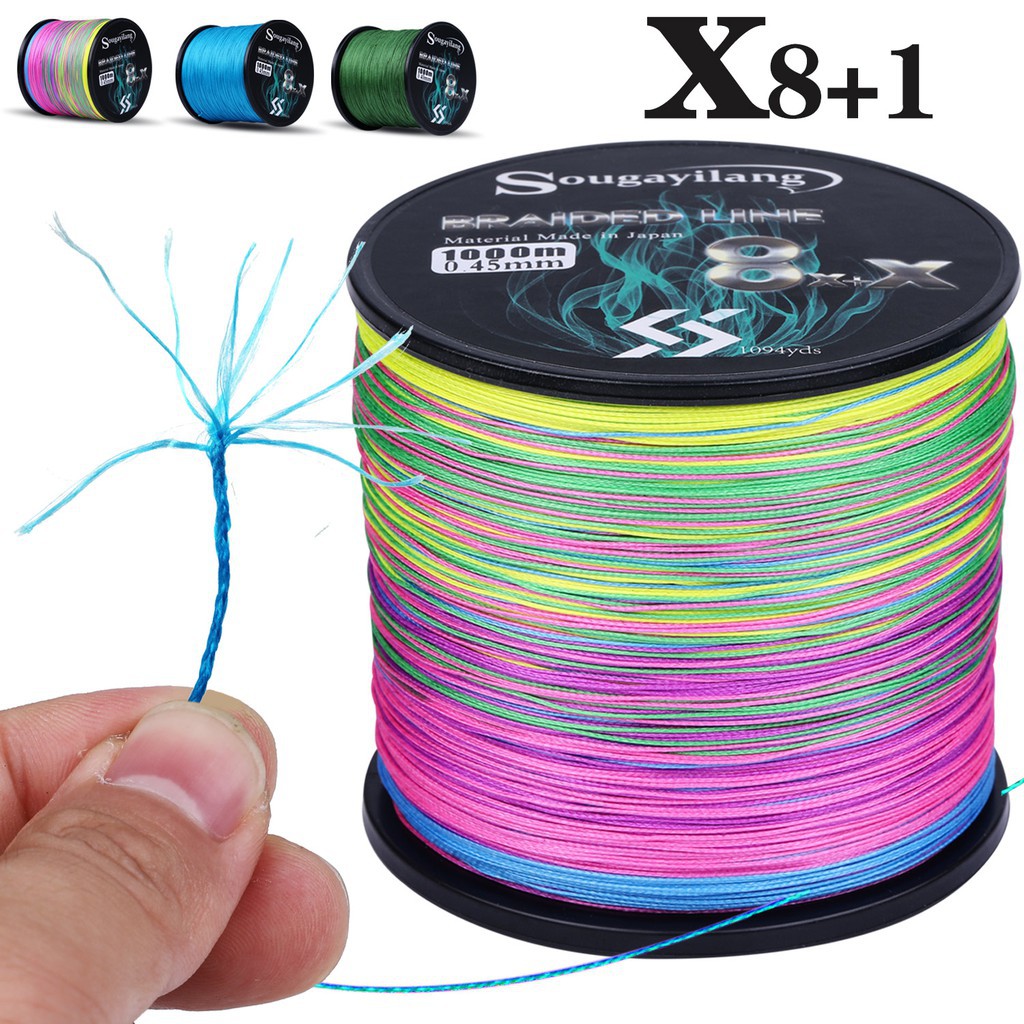 Jual AH58 Sougayilang X9 1000M PE Fishing Line Braided Senar Pancing