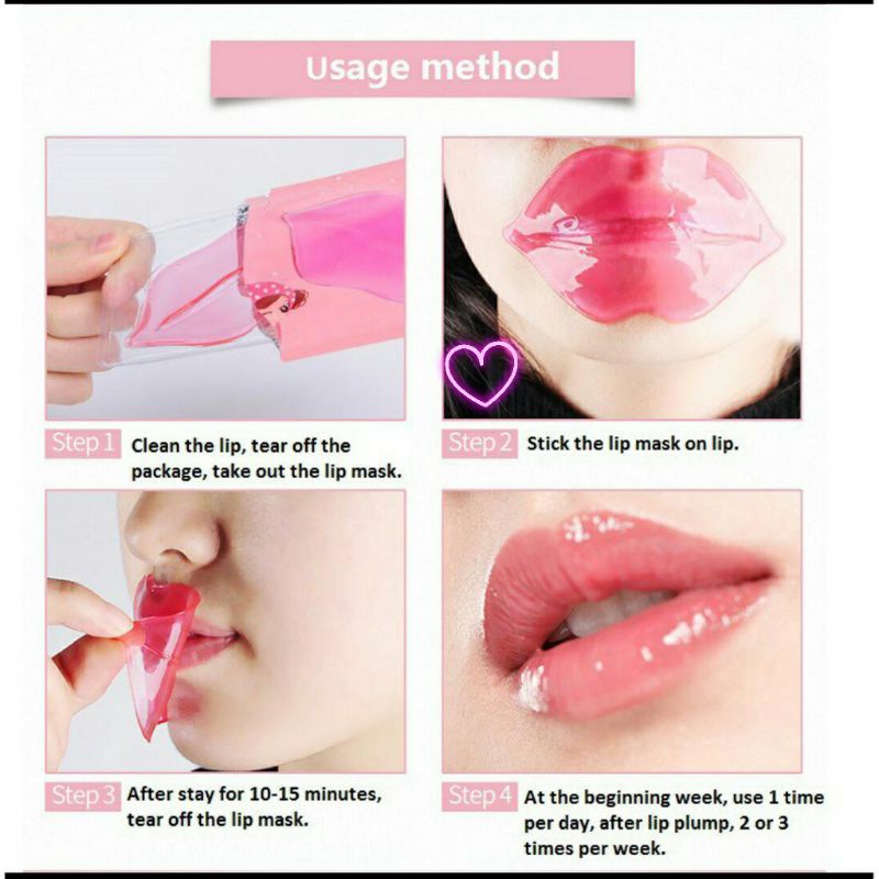 Masker Bibir Collagen Kosmetik Skincare Perawatan Bibir