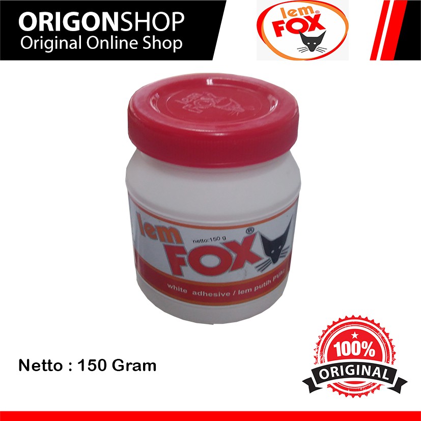 

Fox Lem PVac Botol 150 g / Lem Kayu
