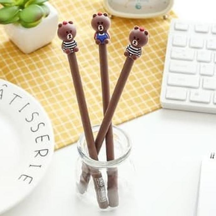 

PULPEN GEL BROWN LINE DISKON