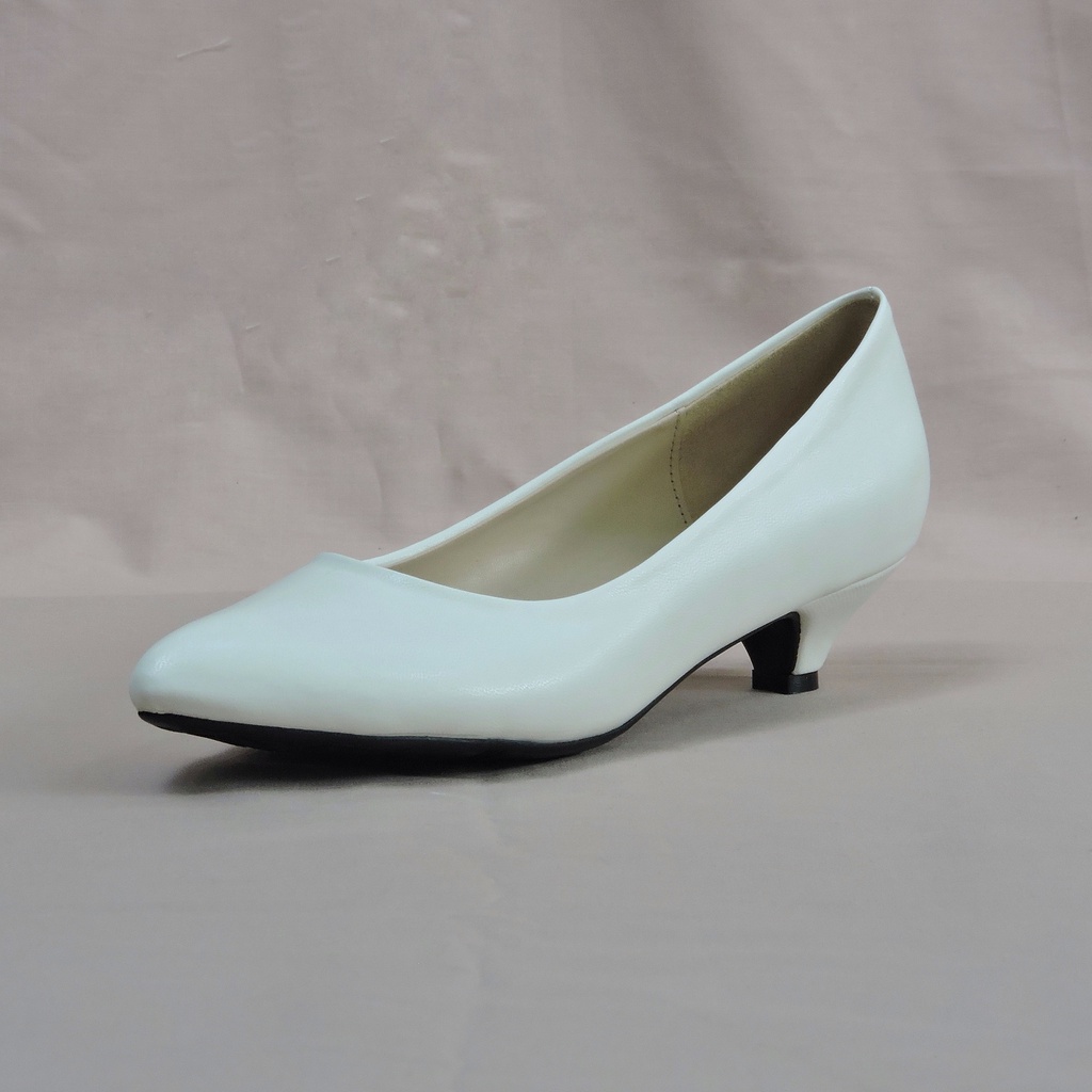 Workswell Sepatu Kerja Wanita Low Heels 3cm Kode 6808 Putih Dove.