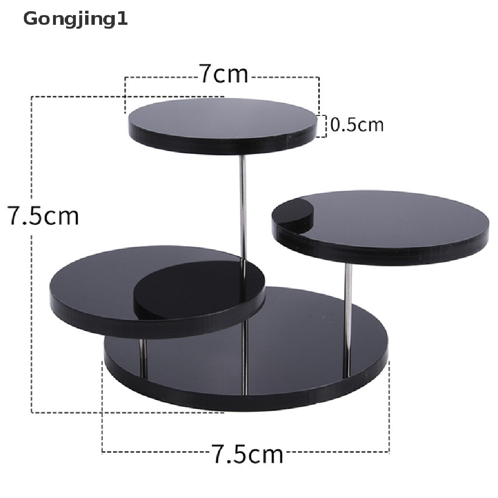 Gongjing1 Stand Display Kue / Cupcake / Dessert Bahan Akrilik Untuk Dekorasi Pesta