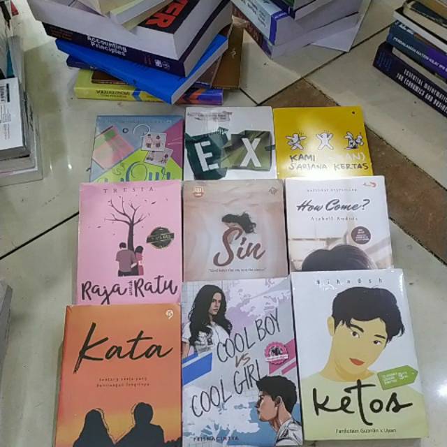 Novel best seller remaja wattpad murah meriah Shopee