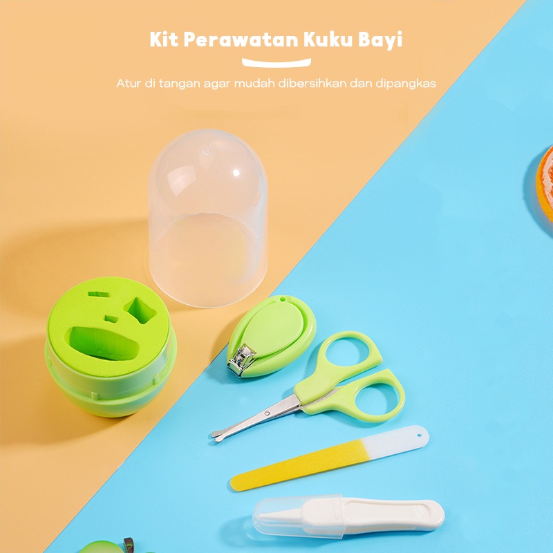 DADAWARD Gunting Kuku Bayi set 4 in 1 / Manicure Set Bayi / Potong Kuku Bayi