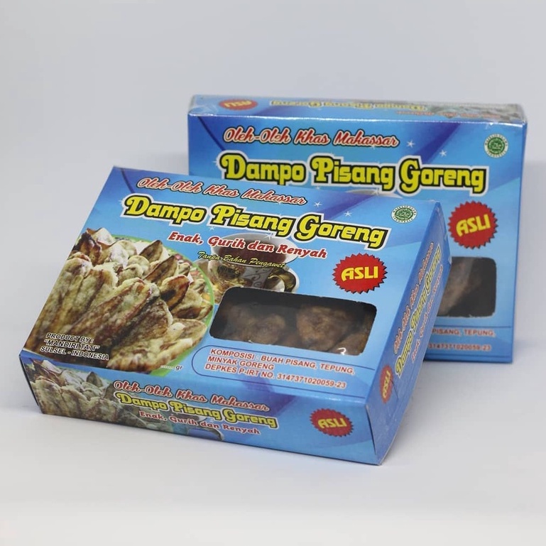 

Dampo Pisang Goreng Khas Makassar Mandiri Tati - Pisang Goreng Krispi Lumer - Oleh Oleh Praktis