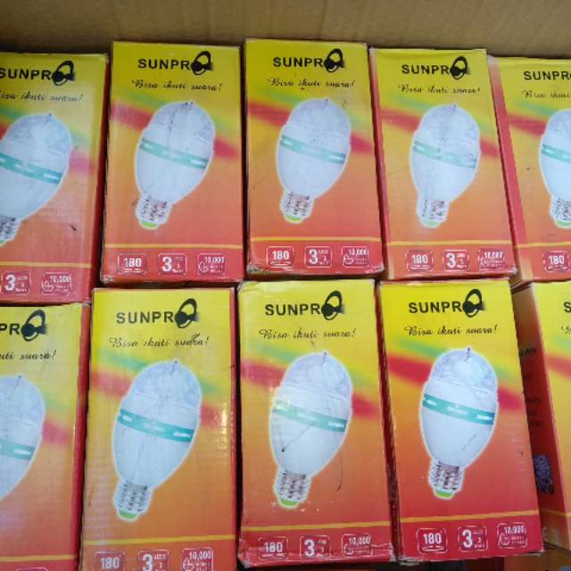 Lampu disco sensor suara