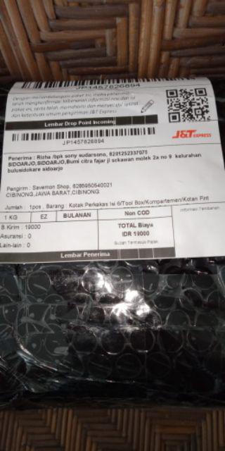 Kotak Box Sekat 9 | Box Manik Manik Komponen Aksesoris Pancing Jahit | Box Niken Sekat Lepas