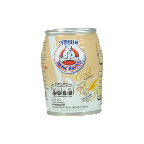 Bear Brand Susu Gold Malt Putih 140ml Indonesia