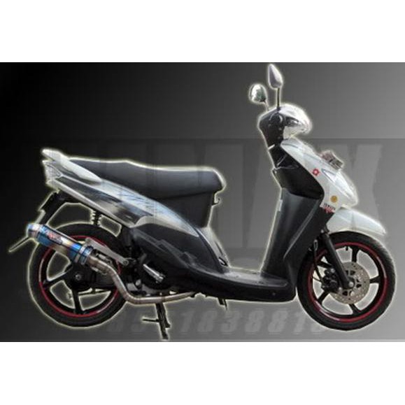 Knalpot R9 Titanium Muggelo NG Yamaha Mio / Mio Sporty /  Mio Soul