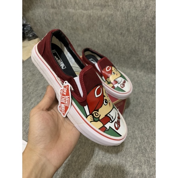 SEPATU V4NS SLIP ON X HIROSHIMA TOYO CRAP PREMIUM