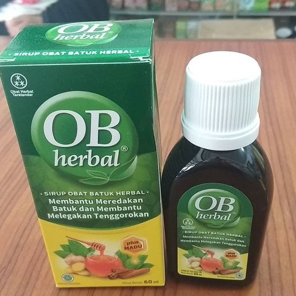 Sirup Obat Batuk Ob Herbal Plus Madu 60 Ml Melegakan Tenggorokan Shopee Indonesia