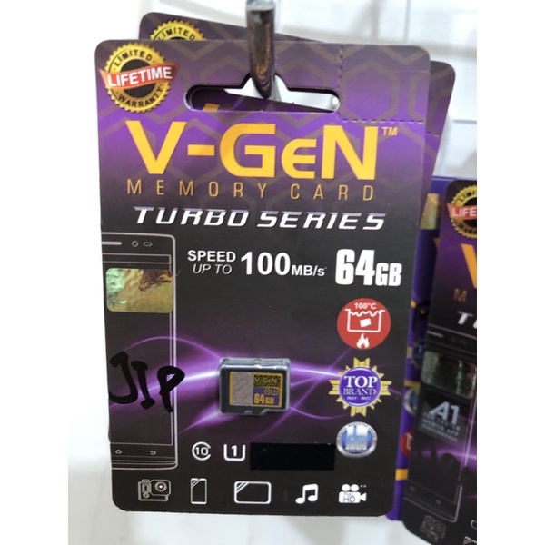 Micro SD V-Gen Turbo Series 64GB / 4GB