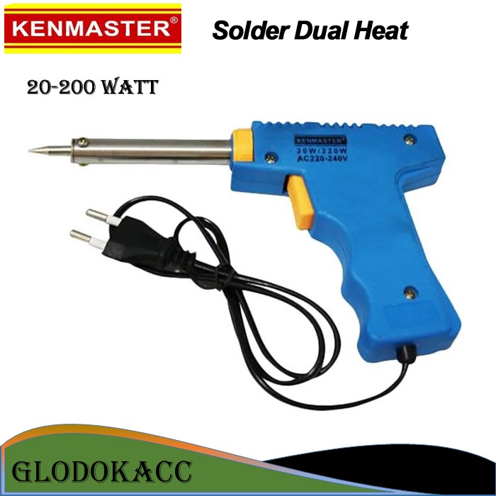 Solder Listrik / Solder Dual Heat 20-200 watt Kenmaster Soldering Iron