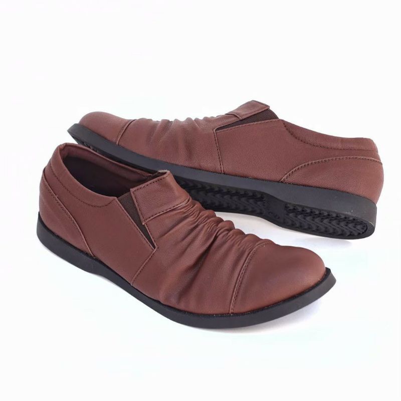 bungkusuku krutz - Sepatu Slip On Kerja Pria Formal Casual Murah