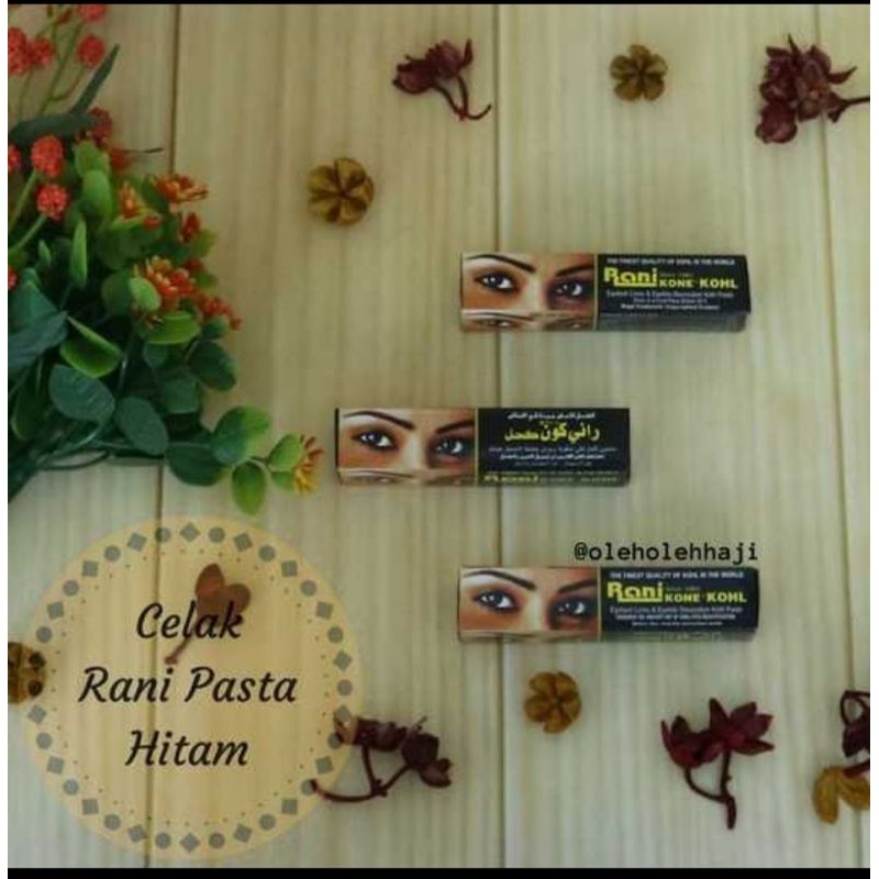 sipat Rani kajjal pasta/celak mata jual per 6pcs