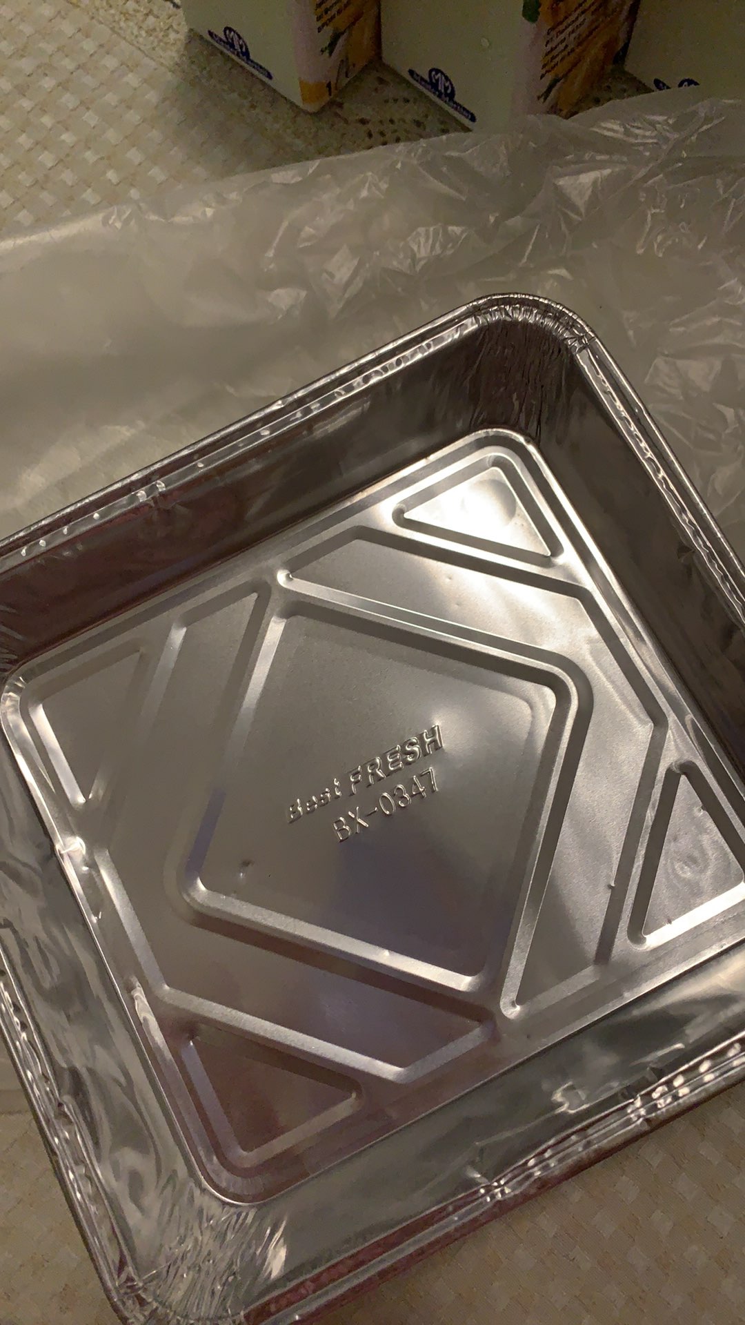 @10pcs Alumunium Foil Tray Bx-0347 / Wadah Alumunium Foil Tanpa Tutup