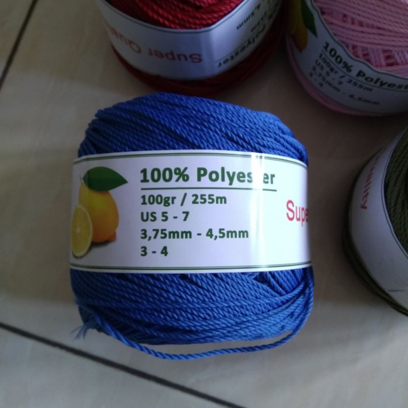 Benang Rajut Lemon per pcs