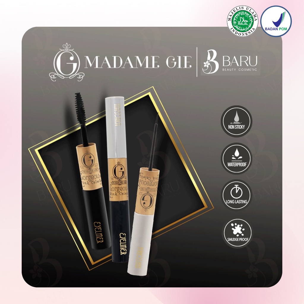 MADAME GIE Gorgeous Wink Celebs Mascara Eyeliner 2 in 1