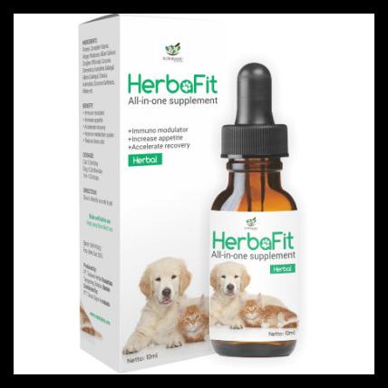 VITAMIN KUCING ANJING - HERBAFIT 10 ML KODE 1112