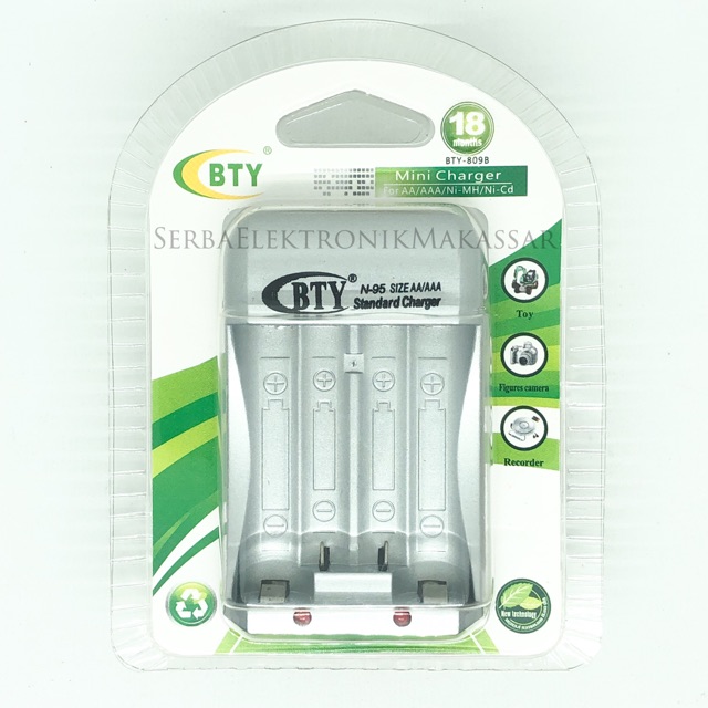 Charger Battery Pengisi Daya Baterai 1,5V AA/AAA BTY-809