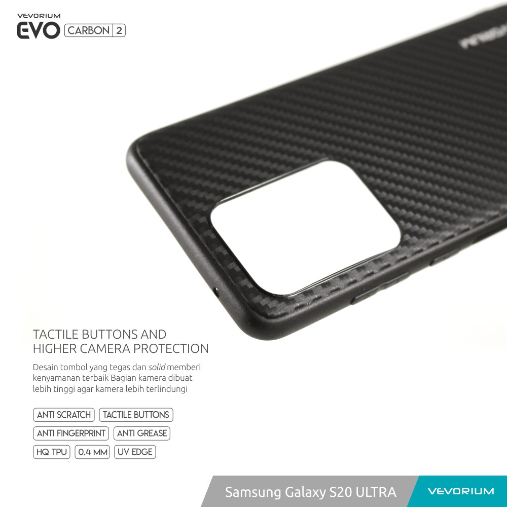 VEVORIUM EVO CARBON Samsung Galaxy S20 ULTRA Soft Case Softcase