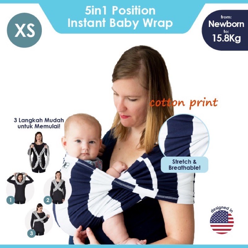 PRELOVED BABY K’TAN INSTANT BABY WRAP