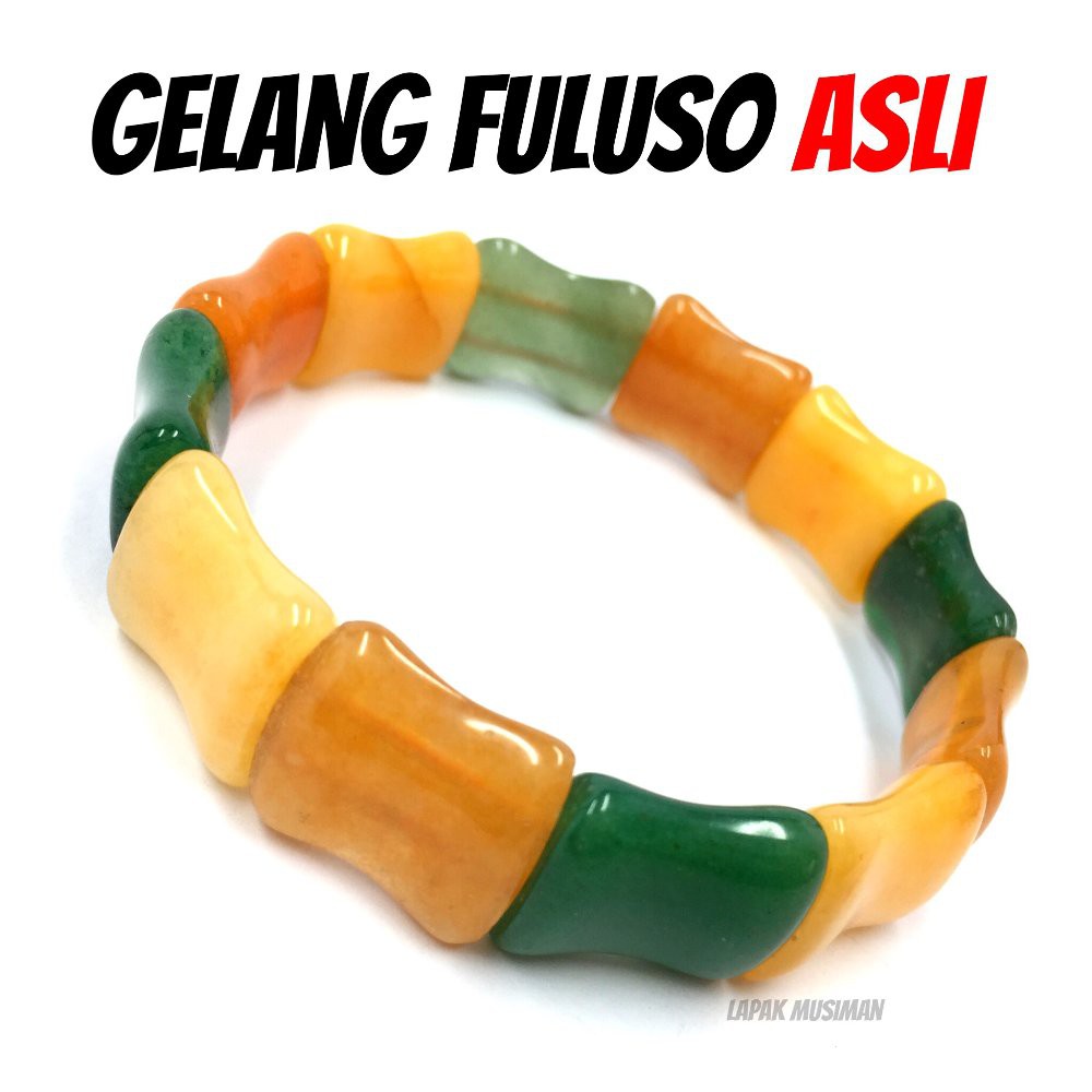 [Bayar di Tempat] GELANG BATU FULUSO - GELANG HOKI - GELANG FENGSHUI - ASLI NATURAL