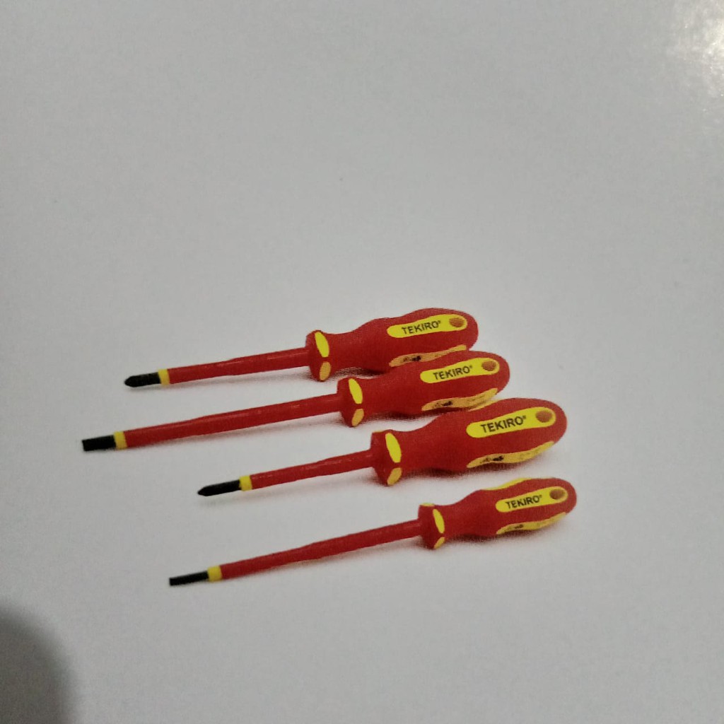 Obeng set 4 pcs listrik tekiro obeng listrik set obeng set tekiro obeng